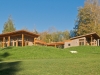 Looking East to the Pavilion and Guest House